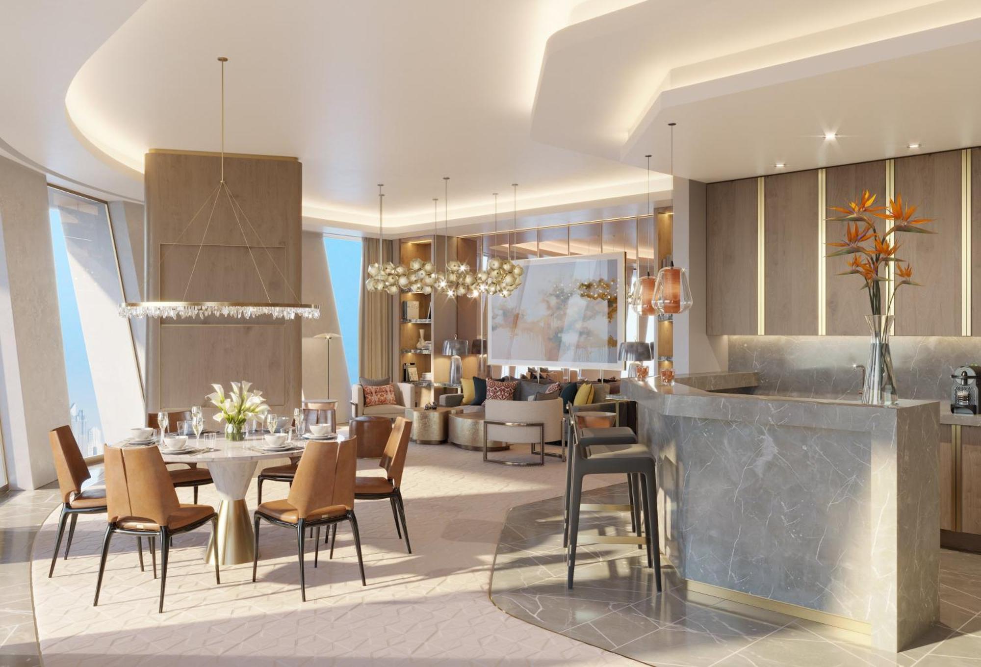 Mandarin Oriental Downtown, Dubai Otel Dış mekan fotoğraf